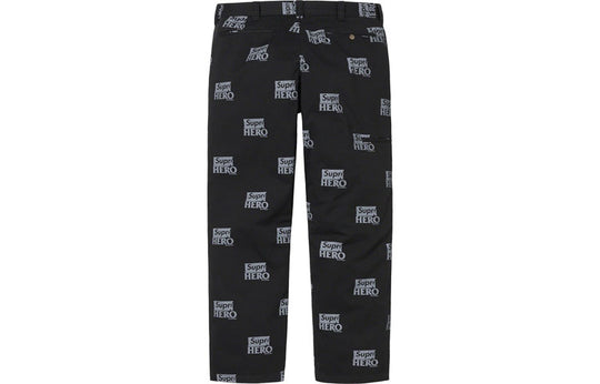 Supreme SS22 Week 17 x Antihero Crossover Work Pant Alphabet Printing Full Print Casual Long Pants Unisex SUP-SS22-910