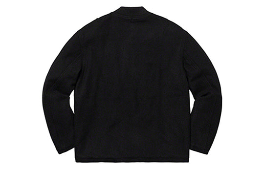 Supreme SS19 Zip Car Jacket Black Zipper Unisex SUP-SS19-354