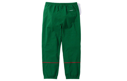 Supreme FW19 Week 5 x LACOSTE Pique Pant Crossover Retro Long Pants Unisex Green SUP-FW19-557