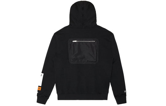 Men's HERON PRESTON Long Sleeves hooded Sports Black HMEA054F20JER0011000