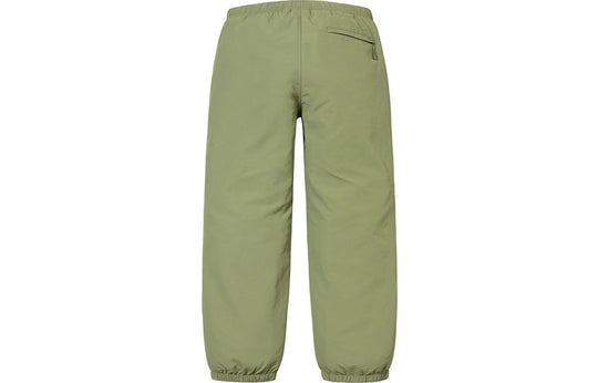 Supreme SS22 Week 12 Warm Up Pant Logo SUP-SS22-726-OLIGRN