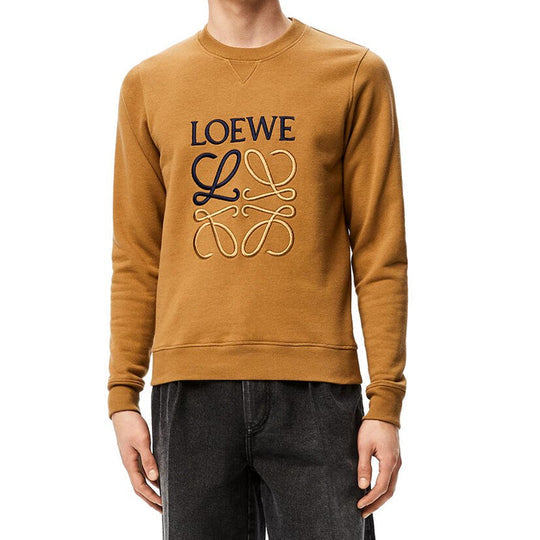 Men's LOEWE Anagram Logo Embroidered Pullover H526341XA1-3150