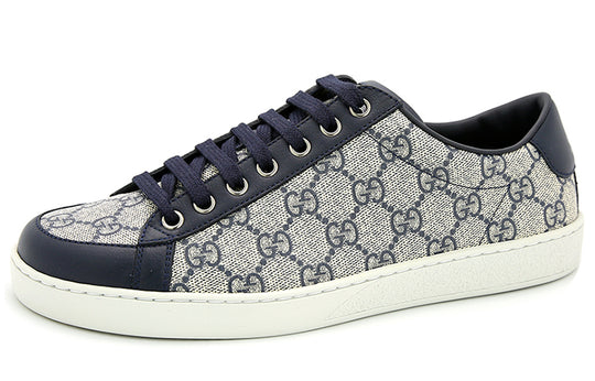 Gucci GG Supreme Low 'Navy' 322735-KHN80-4060