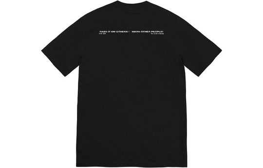 Supreme FW22 Warning Tee T SUP-FW22-022-BLK
