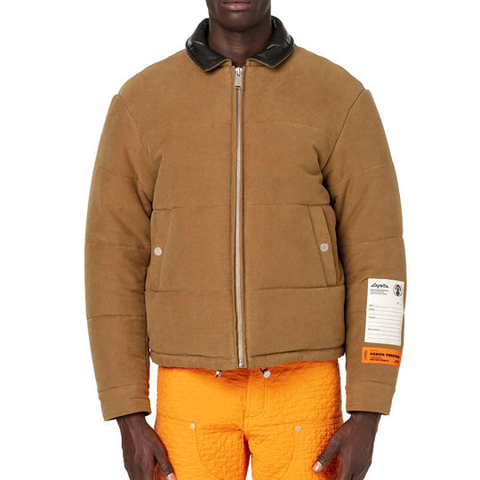 Men's HERON PRESTON Long Sleeves Jacket Beige HMED006F20FAB0046300