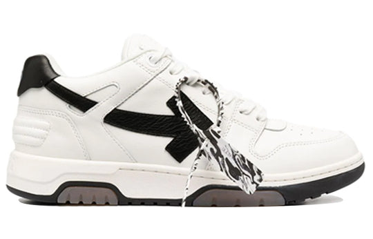 Off-White Splicing Casual Shoes Black/White OMIA189R21LEA0010110