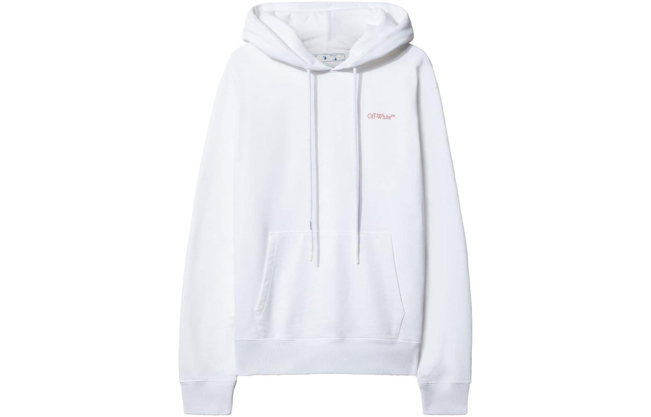 Off-White Arrows Motif Drawstring Hoodie OMBB097T23FLE0010125