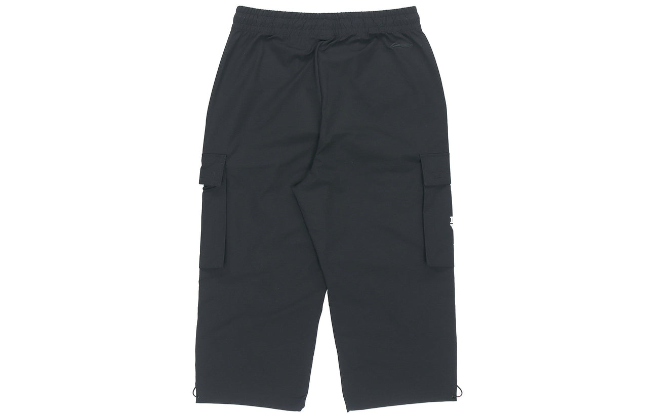 Li-Ning x Star Wars Graphic Cropped Pants 'Dark Grey' AKQR115-2