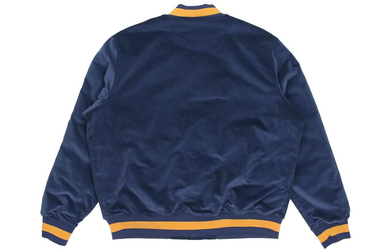 Nike SB Skateboard corduroy Skateboard Sports Logo Jacket Navy Blue Dark CK5445-410