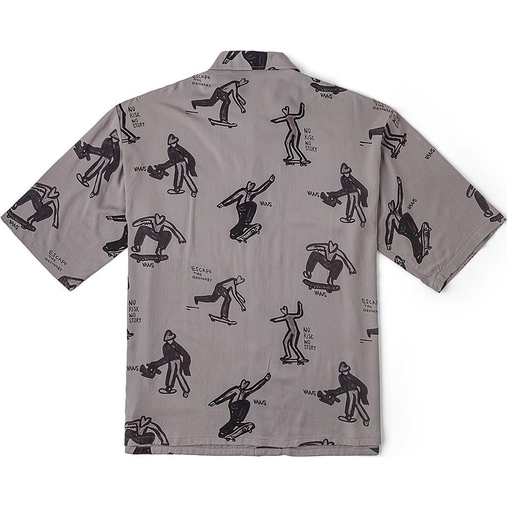 Vans Asia Artist Collection Graphic Shirt 'Grey' VN000J2XDGC