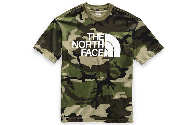 THE NORTH FACE Short-Sleeve Camo Multicolor NF0A3XA1K11