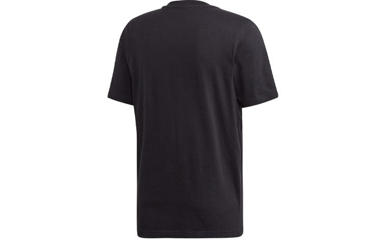 adidas originals Chest Logo Sports Short Sleeve Black FM3338