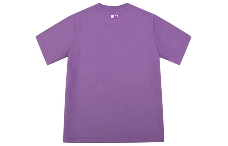MLB New York Yankees Basic Embroidered Puppy Short Sleeve Unisex Purple 31TSC1031-50C