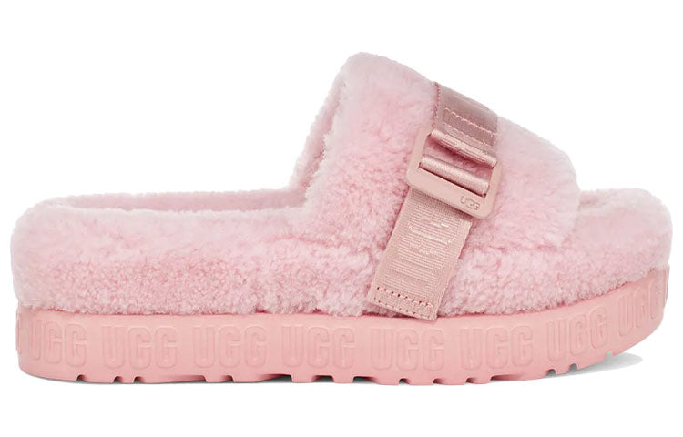 (WMNS) UGG Fluffita Thick Sole Pink Slippers 1113475-PCD