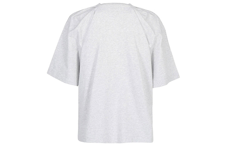 Balenciaga Logo Short Sleeve Gray 583098TFV652569