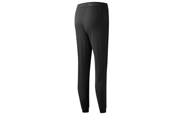 (WMNS) FILA Elastic Gym Black Sports Pants/Trousers/Joggers A11W031606FBK