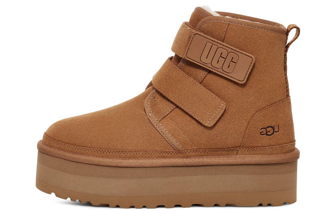 (WMNS) UGG Neumel Platform Chukka 'Chestnut' 1130554-CHE