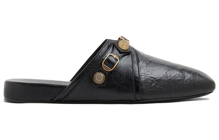 Balenciaga Cozy Beach Mukes 'Black' 716613WAD4F1080