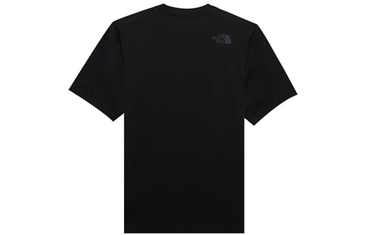 Men's THE NORTH FACE Outdoor hygroscopic Sweat-Wicking Short Sleeve Black 49A5-PG7