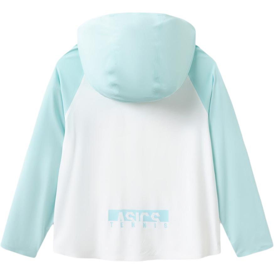 (GS) ASICS Sportswear Tennis Jacket 'White Aqua' 332241053059-10