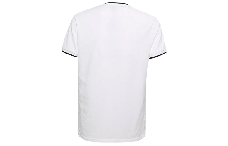 Men's KENZO SS21 Small Tiger Head Embroidered Pocket Round Neck Short Sleeve White F755TS0014BA-01