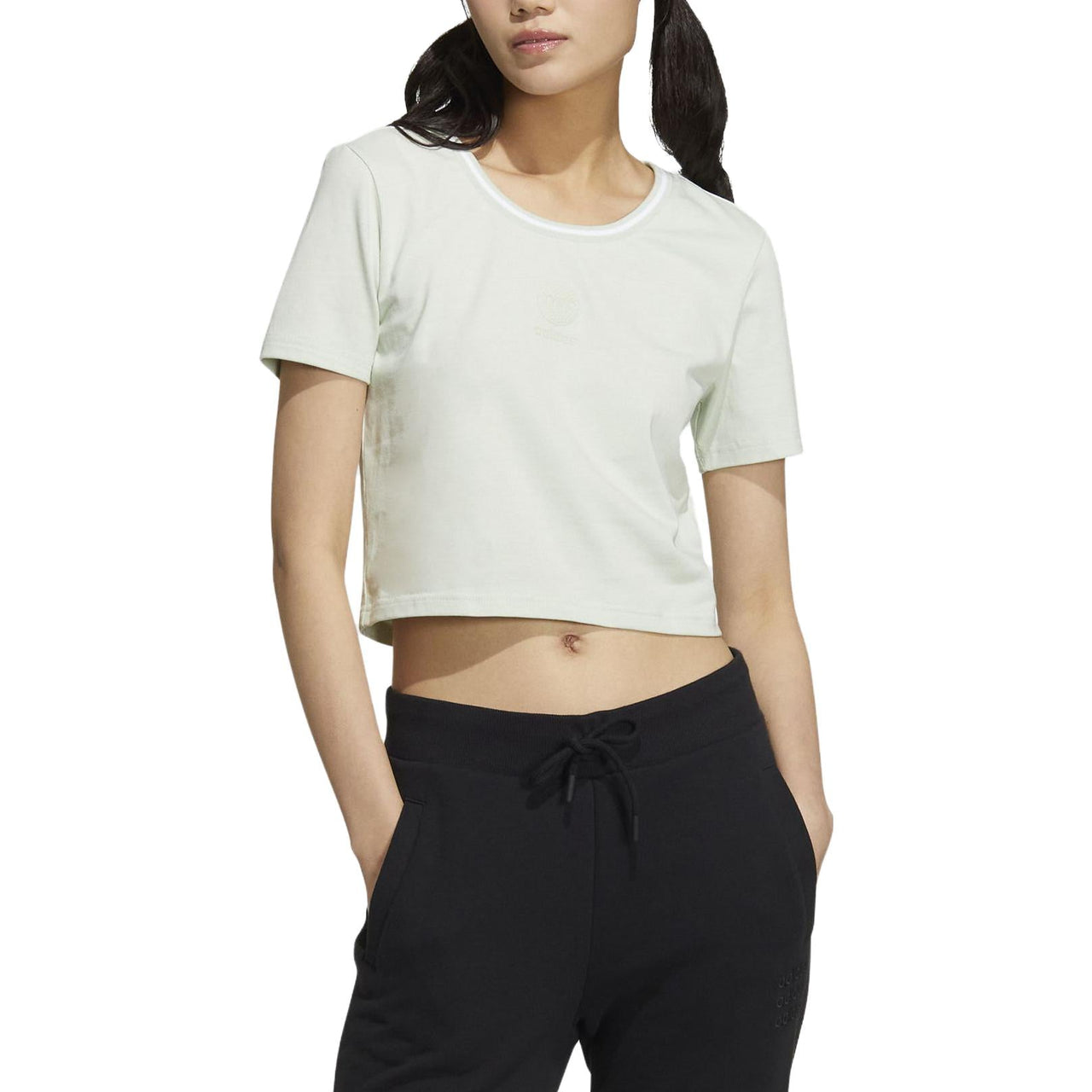 (WMNS) adidas Adult Female Basketball T-Shirt 'White' HM1986