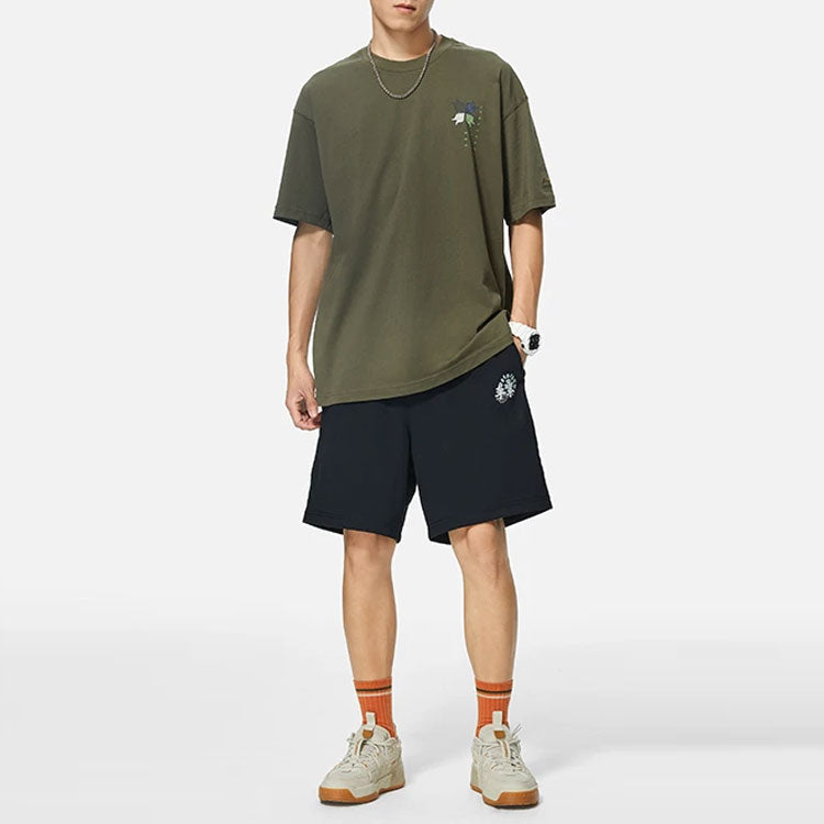 Li-Ning Logo Print Shorts 'Black' AKSS631-4