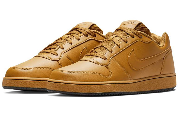 Nike Ebernon Low Wear-resistant Non-Slip Shock Absorption Low Tops Casual Skateboarding Shoes Wheat AQ1776-700