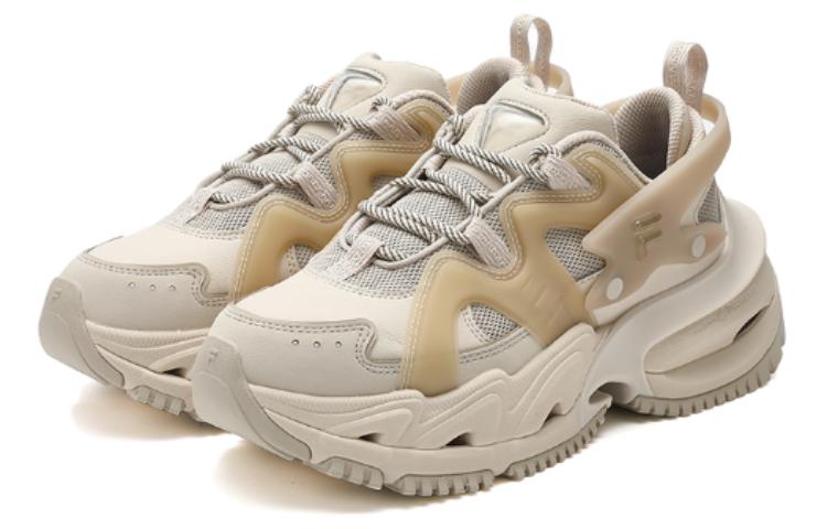 (WMNS) FILA FUSION ARMOUR Sneakers 'Beige White' T12W341107FOB