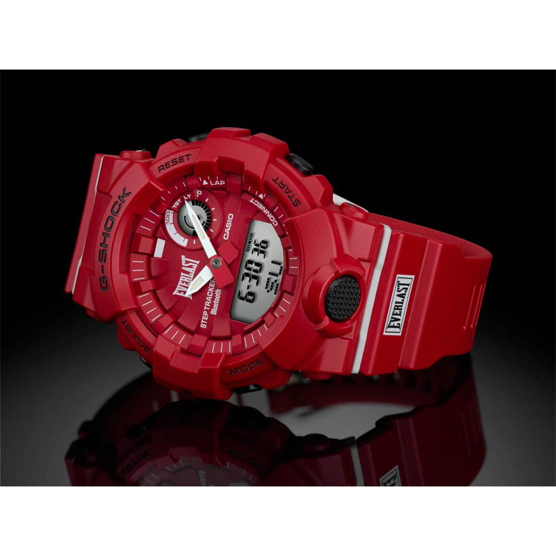 CASIO G-Shock Analog-Digital 'Red' GBA-800EL-4A