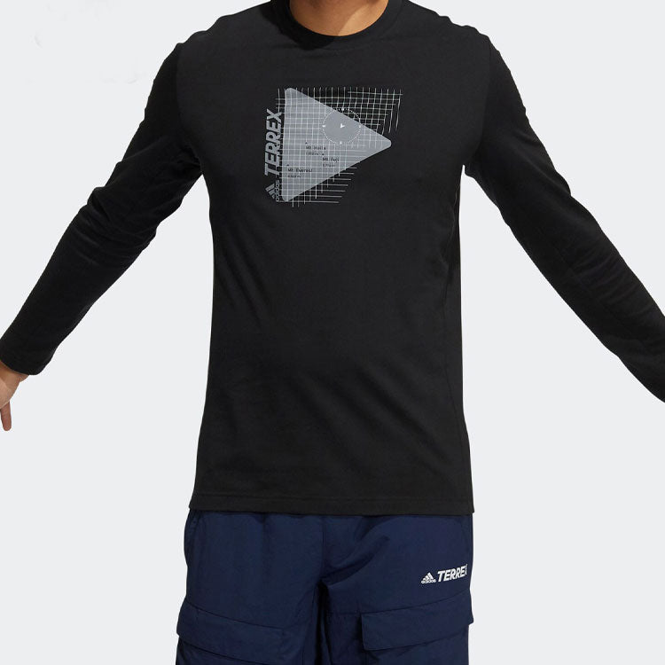 adidas Play Button Graphic Sweaters 'Black' H13838