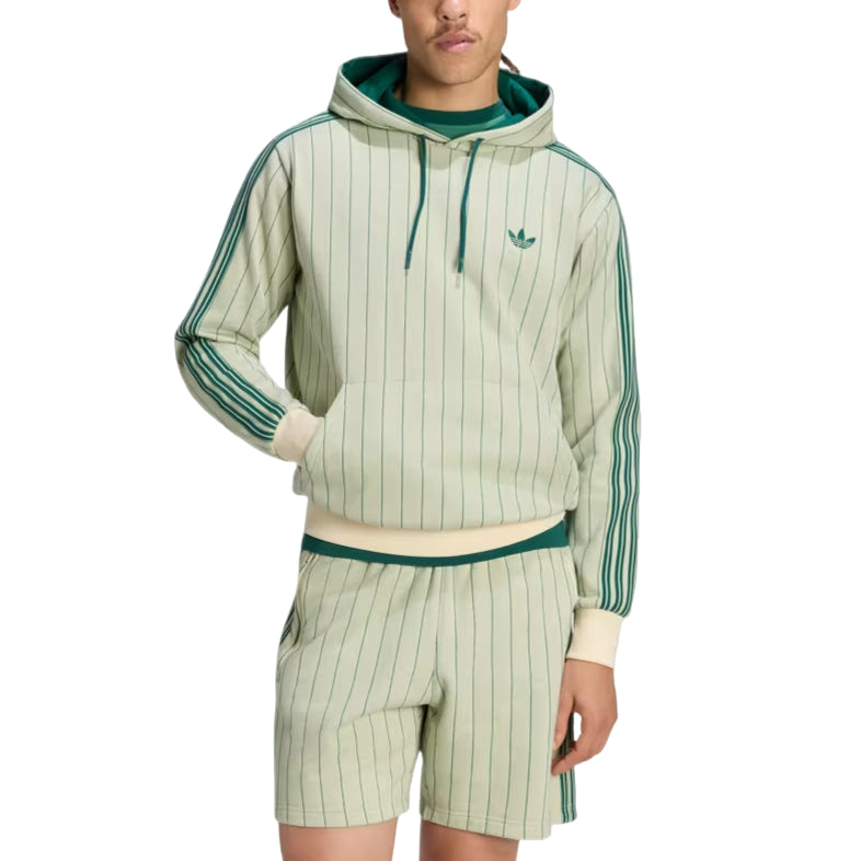 adidas Pinstripes Hoodie Asia Sizing 'Warm Vanilla' KT4325