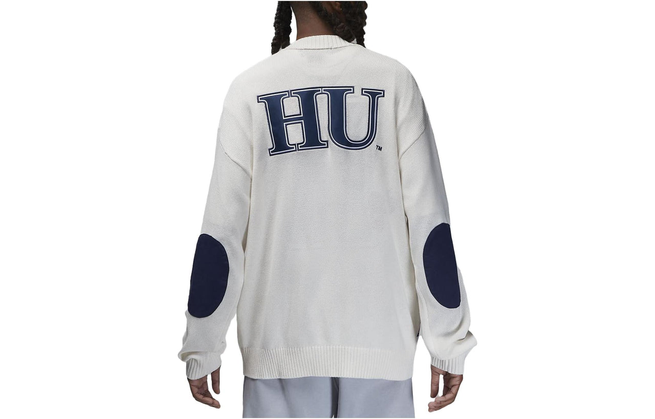 Air Jordan x Howard University Varsity Jacket 'White Navy' FD9343-030