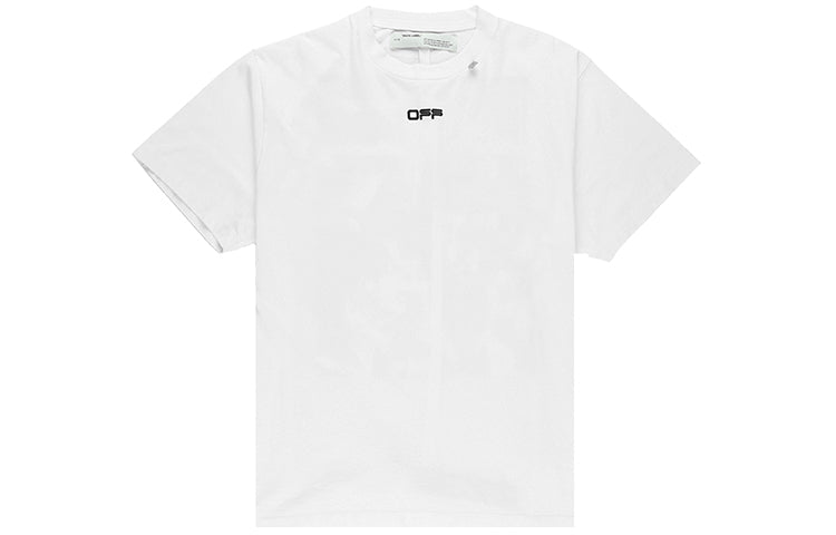 Off-White Caravaggio Square SS Over Tee 'White Black' OWKC038S20-5005-WH
