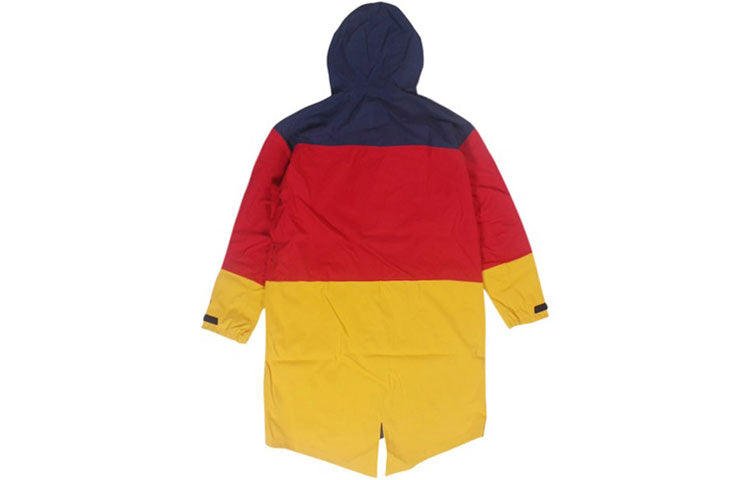 Nike Lab Colorblock Sports hooded Windbreaker Jacket Blue Red Yellow CD6391-410