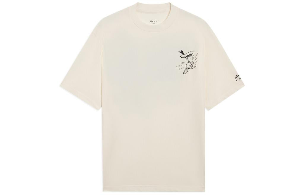 Li-Ning x Disney Graphic Loose Fit T-shirt 'Beige' AHSS253-1