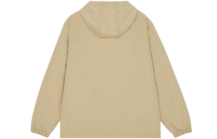 New Balance Logo Sports Hooded Jacket Khaki AMJ14337-HNA