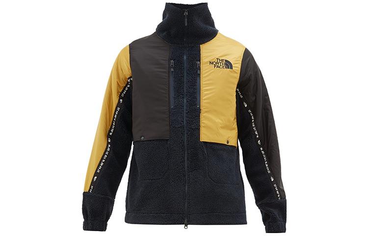 Men's THE NORTH FACE X KAZUKI Colorblock High Collar Long Sleeves Jacket Yellow NF0A46DGH2G