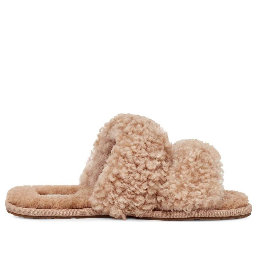 (WMNS) UGG Maxi Curly Scuffetta 'Sand' 1130837-SAN