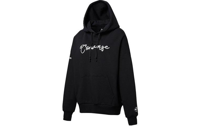 (WMNS) Converse Script Pullover PO Black 10019176001