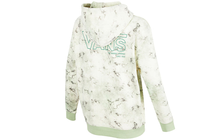 (WMNS) Vans Back Logo Printing Large Hoodie Grass Green VN0A7PZWYAN