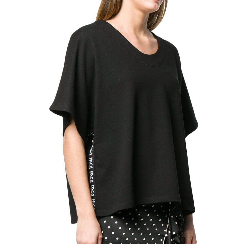 McQ Alexander McQueen Minimalistic Casual Round Neck Short Sleeve Black 545196-RMJ62-1000