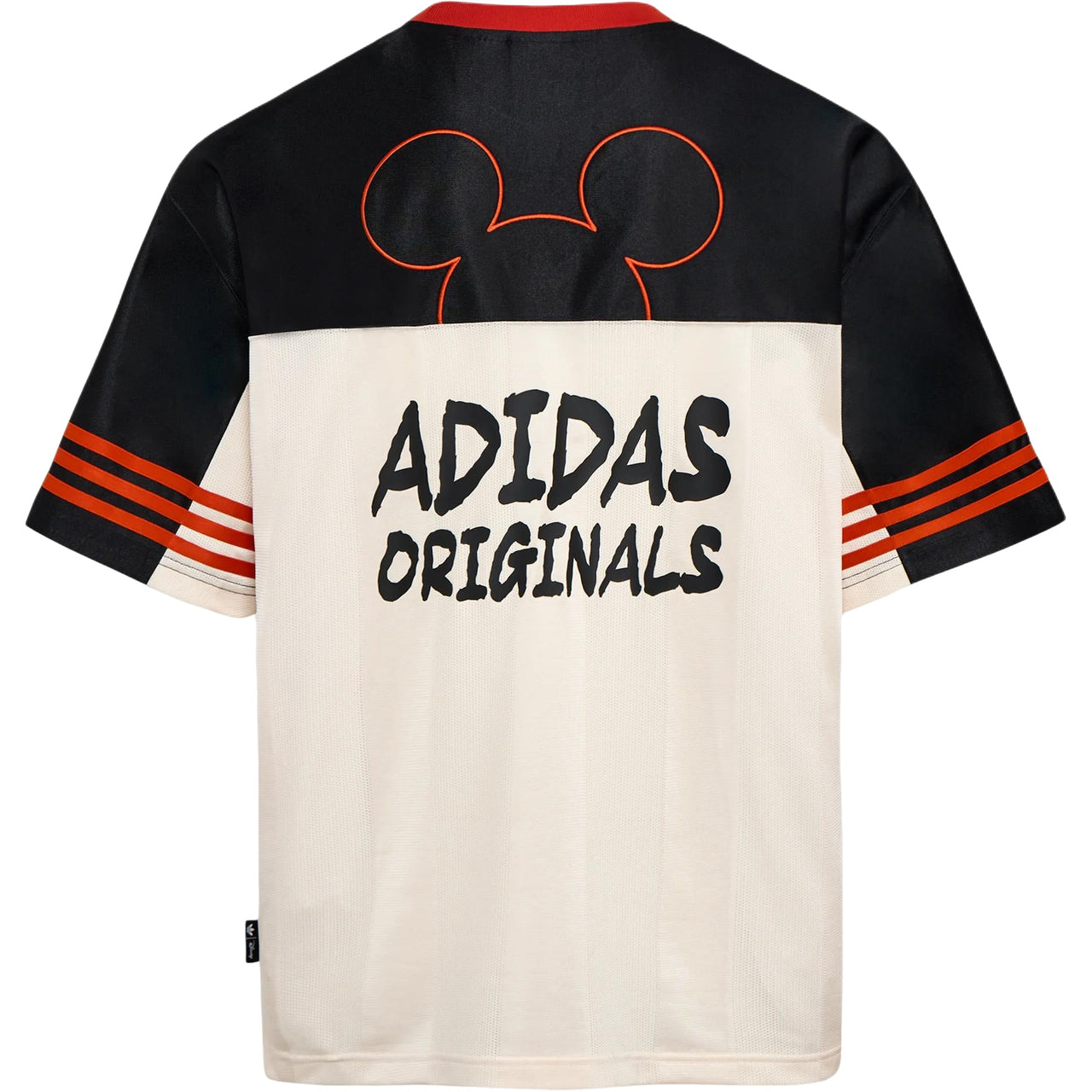 adidas x Disney Mickey Mouse Jersey Asia Sizing 'Black Wonder White' KU3104