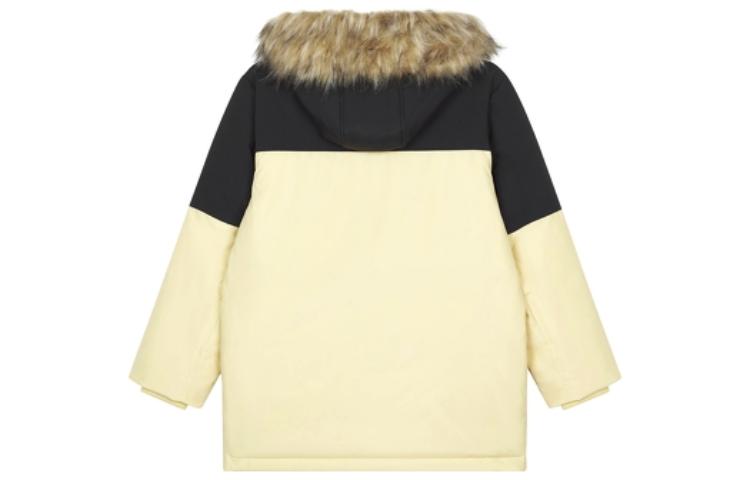 New Balance Color Block Down Jacket Asia Sizing 'Yellow Black' AMJ23355-GO