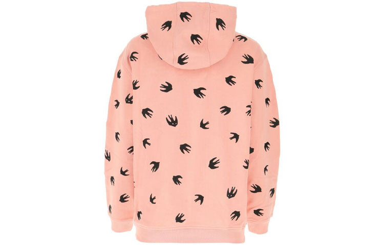 (WMNS) Alexander McQueen Pattern Printing Hoodie Pink 481637-ROR61-5701