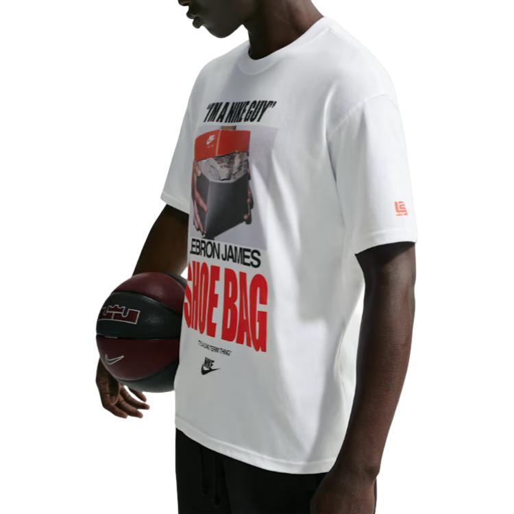 Nike x LeBron Shoe Bag T-Shirt 'White' IH8573-100