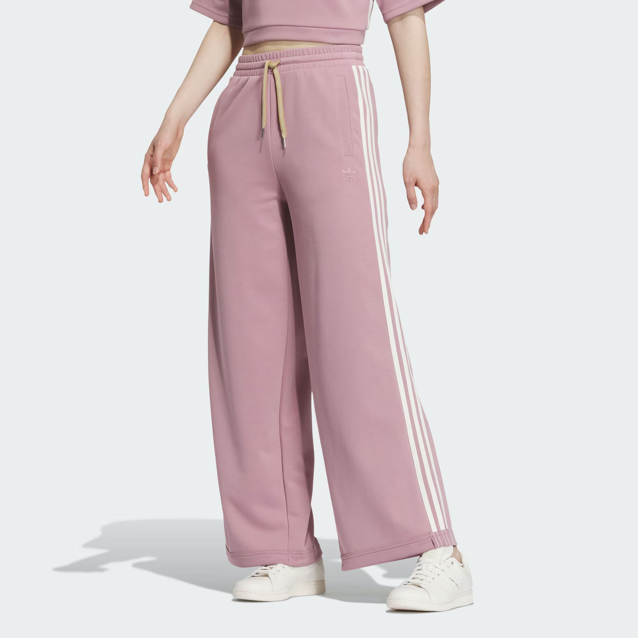 (WMNS) adidas Originals TOC Wide-Leg Pants 'Pink' IN1023