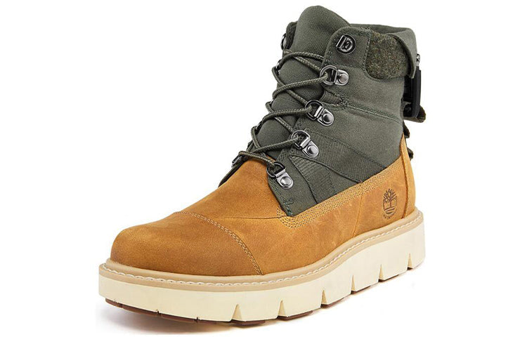 (WMNS) Timberland Raywood 6 Inch EK+ Wide Fit Waterproof Boots 'Wheat Nubuck with Green' A42HPW