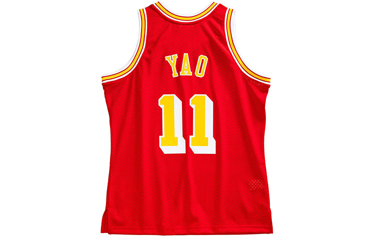 Mitchell & Ness NBA Houston Rockets Yao Ming #11 04-05 Swingman Jersey SMJYSB19041-HROSCAR04YMI