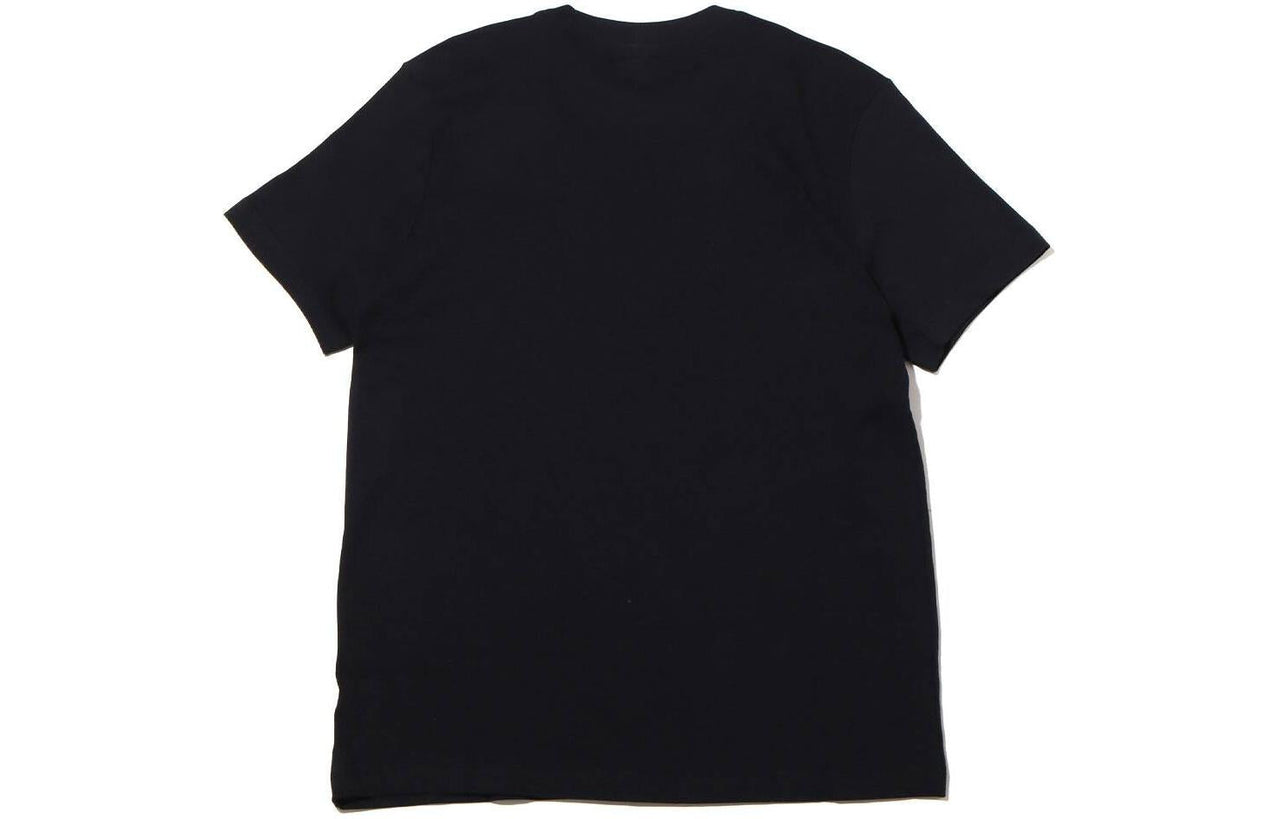 Men's Nike Fruit Alphabet Printing Round Neck Short Sleeve Black T-Shirt DQ1052-010